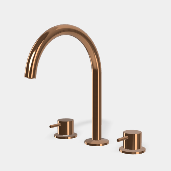 Смеситель для раковины, Fima Carlo Frattini, Spillo Up, цвет-бронза янтарная F3161ZL