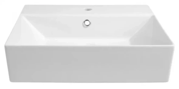 Раковина подвесная ISVEA SistemaZ 51см с отверстием под смеситель, белый 10SF50051