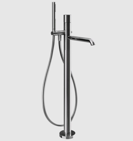 Gessi Смеситель для ванны и душа, Habito Unito, напольный, цвет хром 70028#031