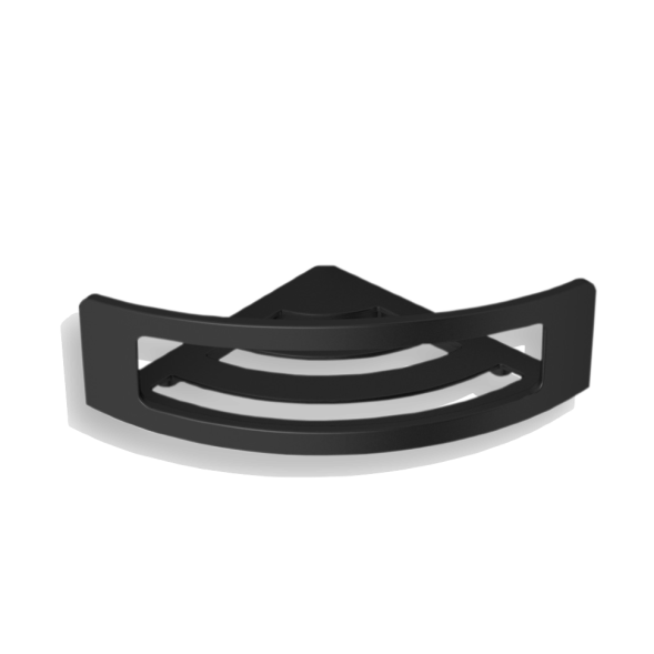 Душевая полка LANGBERGER VICO 78160-BPC подвесная цвет черный матовый