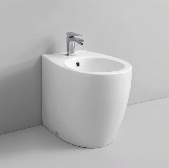 Биде Artceram Step напольное с одним отверстием цвет белый  STB002 01 00