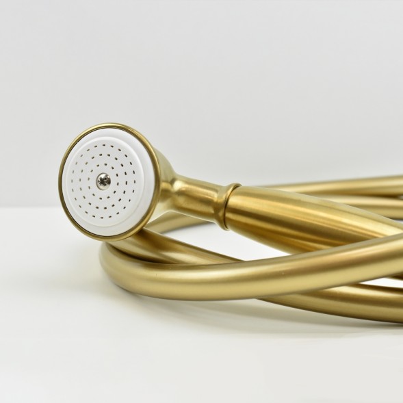 Paini 88PJ105 Смеситель для ванны Дуомо с душ. к-том, брашированное золото