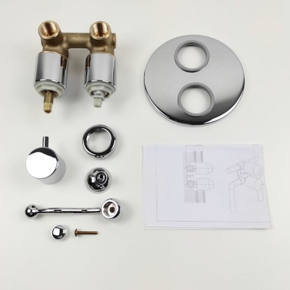 Paini 88CR6911 Смеситель для душа Дуомо встраиваемый, с дивертором, хром