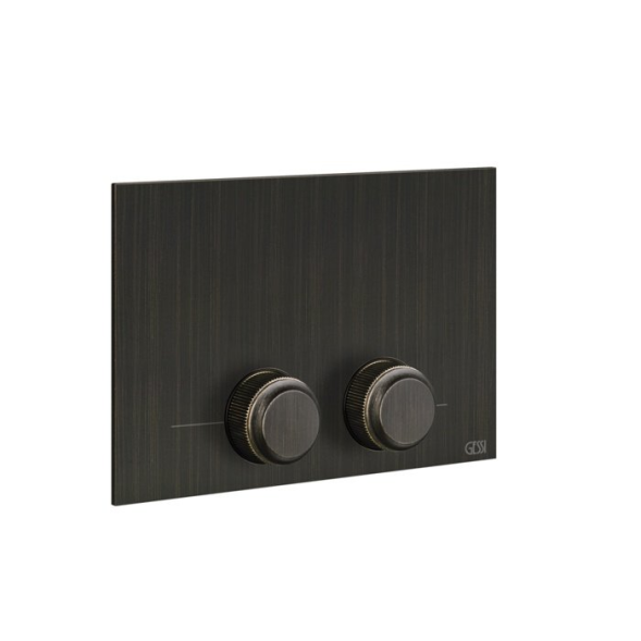 Gessi Клавиша смыва, Ingranaggio, Tece TeceProfil, TeceBox, для унитаза, шгв 215*12*145, цвет черный металл  54641#706