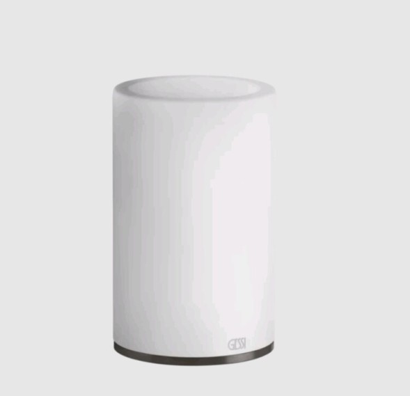 Gessi Стакан, 316, шгв 75*75*126, цвет белый#Матовая латунь  54731#727