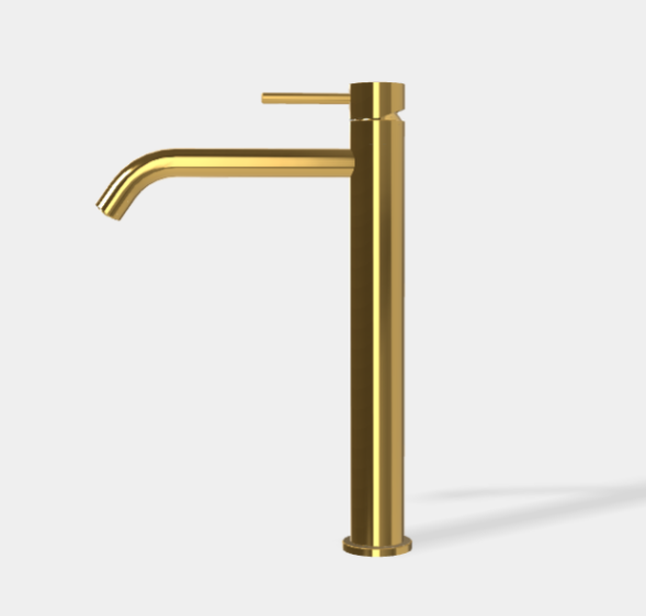 Смеситель для раковины, Fima Carlo Frattini, Spillo Up, цвет-золото F3031/HXSOR