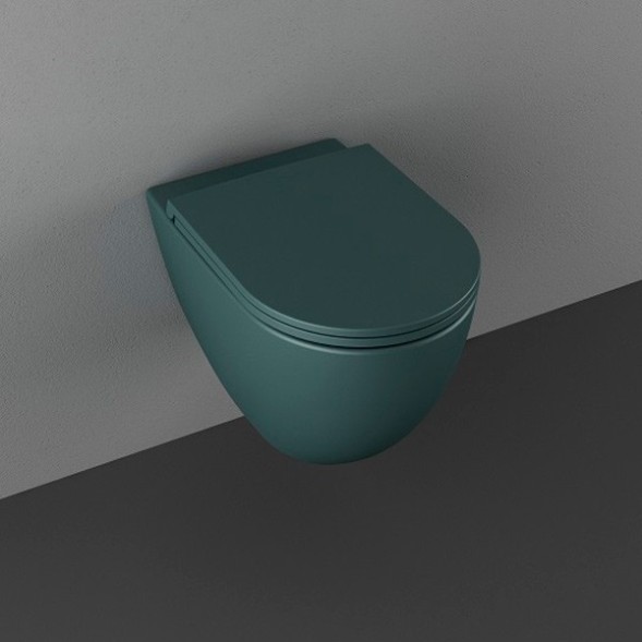 Унитаз ISVEA Infinity подвесной ШГВ 365*530*400 цвет-изумрудный матовый 10NF02001-2P