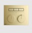 Gessi Смеситель для душа, HI FI Compact, на 3 потребителя, цвет Латунь матовая  63006#727