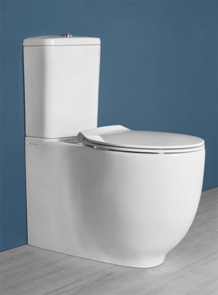 Унитаз HATRIA LE FIABE Y1E801 напольный моноблок под бачок слив универсальный цвет белый