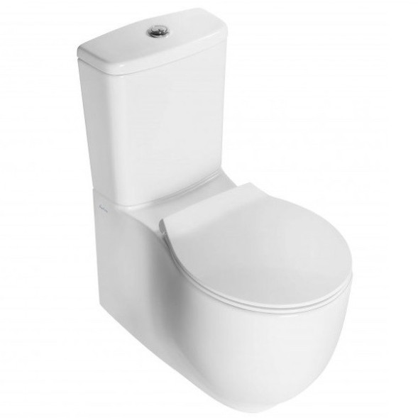 Унитаз HATRIA LE FIABE Y1E801 напольный моноблок под бачок слив универсальный цвет белый