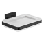 Мыльница COLOMBO DESIGN BASICQ B3701.NM настенная цвет черный матовый