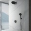 Vincea Душевой комплект Инспаер (Inspire) VSFW-3I22MT5GM встраиваемый, термостат, двухрежимный, вороненая сталь