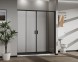 Vincea Душевая дверь Сити (City) VDS-5CT2170CLB, 1700, черный, стекло прозрачное