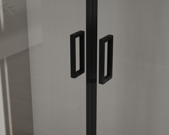 Vincea Душевая дверь Сити (City) VDS-5CT2170CLB, 1700, черный, стекло прозрачное