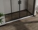 Vincea Душевая дверь Сити (City) VDS-5CT2170CLB, 1700, черный, стекло прозрачное