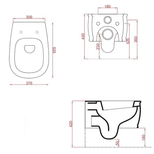 Унитаз Artceram A16 подвесной безободковый  цвет белый  ATV001 01 00