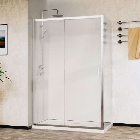 Vincea Душевой уголок Сити (City) VSR-5CT9012CL, 1200*900, хром, стекло прозрачное
