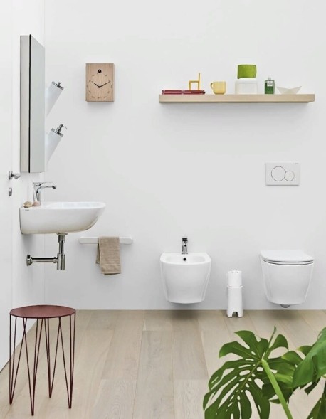 Биде Artceram Ten подвесной  с одним отверстием цвет белый  TEB002 01 00