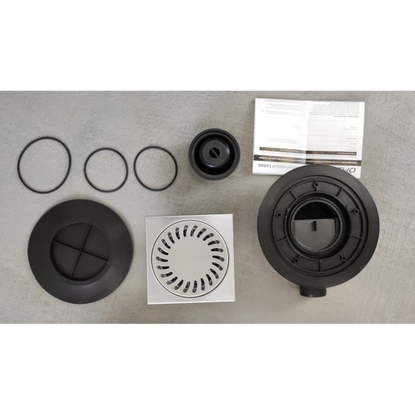 Paini Душевой трап с решеткой 150х150 мм