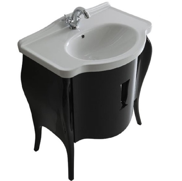 Тумба под раковину GALASSIA ETHOS 8479 напольная цвет белый глянцевый