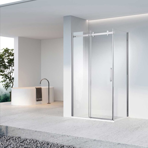 Vincea Душевой уголок Комо-Н (Como-N) VSR-4CN9014CL, 1400*900, хром, стекло прозрачное