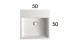 Раковина подвесная или для установки на столешницу GLOBO STONE SCQ51BI