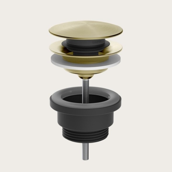 Gessi Донный клапан, Technical Accessories, для раковин, 1 1#4", цвет состаренная бронза  01423#187