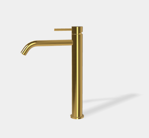 Смеситель для раковины, Fima Carlo Frattini, Spillo Up, цвет-золото F3031/HXSOR.1