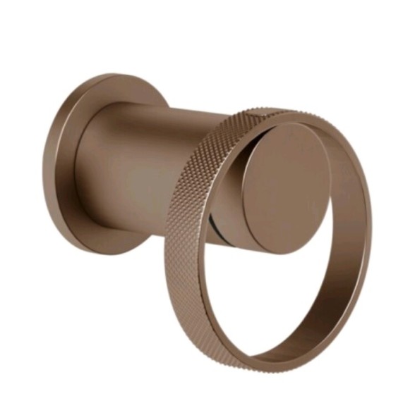 Gessi Смеситель для душа, Anello, на 1 потребитель, цвет медь матовая  63361#708