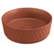 Раковина накладная ISVEA Davanti круглая 36см, без отверстия под смеситель цвет терракотовый матовый 10NF67036-2U
