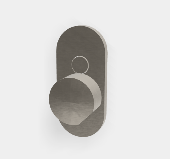 Смеситель для душа, Fima Carlo Frattini, So, на 2 потребителя, цвет-никель брашированный F3189E2SN