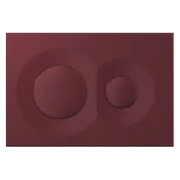 Клавиша смыва ISVEA Dome 54DM0112I для инсталляции Durezza цвет бордовый матовый 54DM0112I