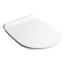 Сиденье с крышкой SIMAS VIGNONI с микролифтом быстросъемное цвет белый матовый петли хром VI004.BM