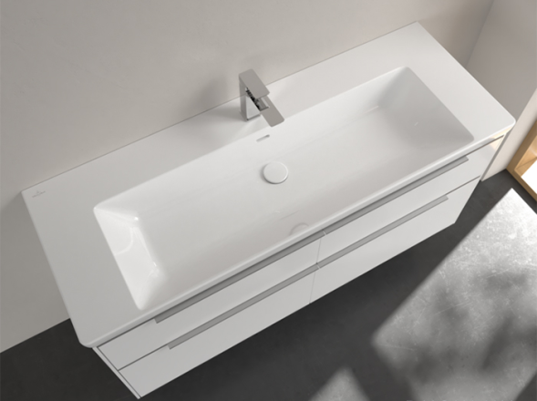 Villeroy&amp;Boch Раковина, Subway 3.0, шгв 1000*470*120, отверстия для смесителя-отсутствуют, цвет-альпийский белый 4A70A301