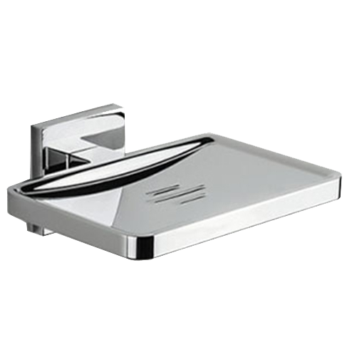 Мыльница COLOMBO DESIGN BASICQ B3781 настенная несъемная цвет хром