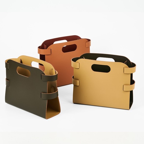 Журнальница COLOMBO DESIGN ADJ 9868.09/30 настольная напольная цвет коньяк/бордо