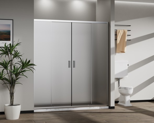 Vincea Душевая дверь Сити (City) VDS-5CT2170MT, 1700, хром, стекло текстурное