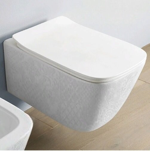 Унитаз Artceram A16 подвесной безободковый  цвет белый/Cementina ASV003 01 86