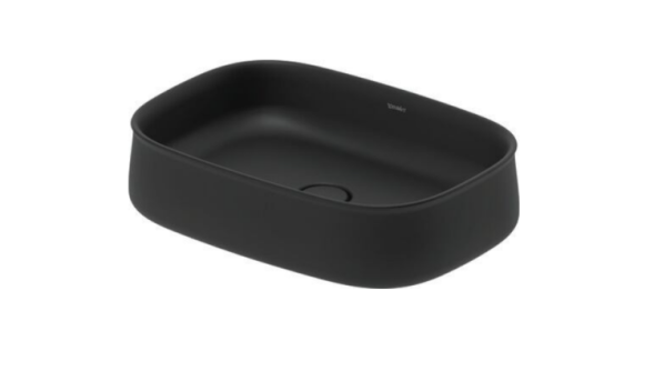 Duravit Раковина, Zencha, шгв 550*390*135, отверстия для смесителя-отсутствуют, цвет антрацит матовый 2373551379