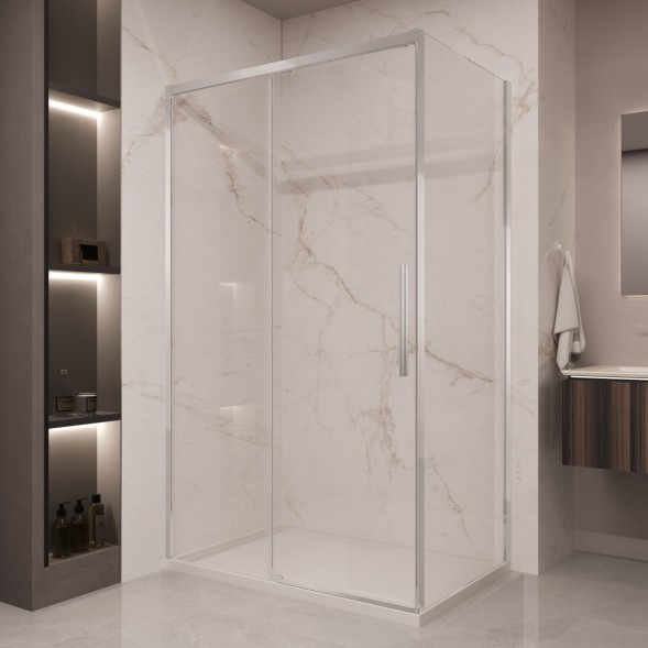 Vincea Душевой уголок Стелла (Stella) VSR-1ST9015CL, 1500*900, хром, стекло прозрачное