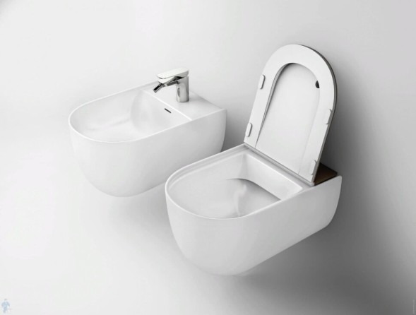 Биде Artceram the one подвесной  с одним отверстием цвет белый  THB001 01 00