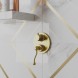 Paini 88PJ6911 Смеситель для ванны Дуомо встраиваемый, брашированное золото