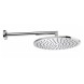 Верхний душ Bossini Cosmo H70596I.030 ?280 мм настенный с кронштейном 40 см Easy Clean цвет хром