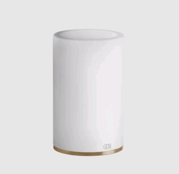 Gessi Стакан, 316, шгв 75*75*126, цвет белый#чёрный матовый  54731#299