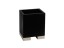 Gessi Стакан, Rettangolo, шгв 140*97.5*116,5, цвет чёрный#брашированный никель 20808#149