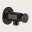 Gessi Шланговое подсоединение, Inciso, шгв 65*84*65, цвет черный брашированный металл  58161#707
