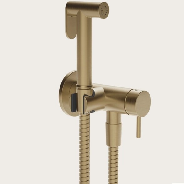 Gessi Гигиенический душ, цвет брашированная теплая бронза  45130#726