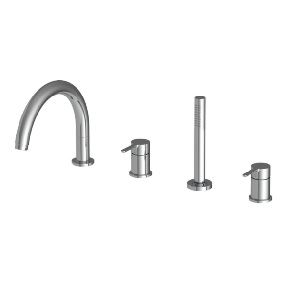 Смеситель для ванны и душа, Fima Carlo Frattini, Snap, цвет-хром F3124NCR