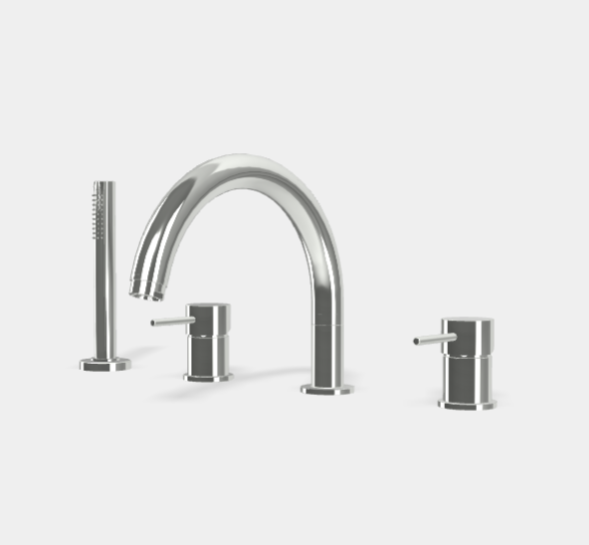 Смеситель для ванны, Fima Carlo Frattini, Spillo Up, цвет-хром F3044NCR