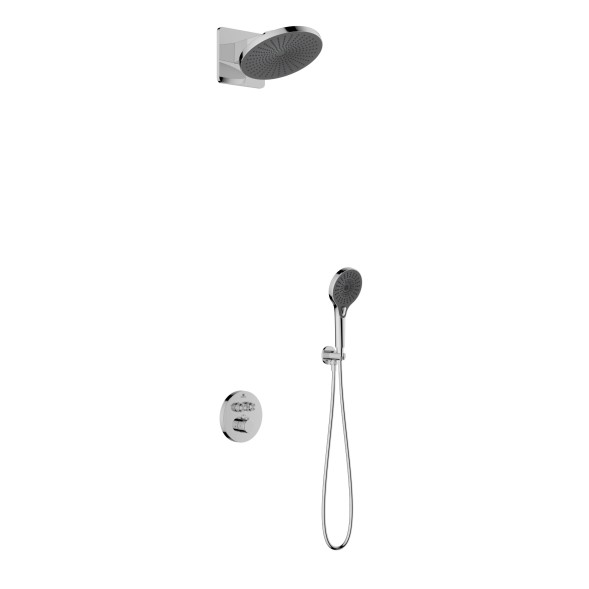 Vincea Душевой комплект Инспаер (Inspire) VSFW-3I22MT5CH встраиваемый, термостат, двухрежимный, хром